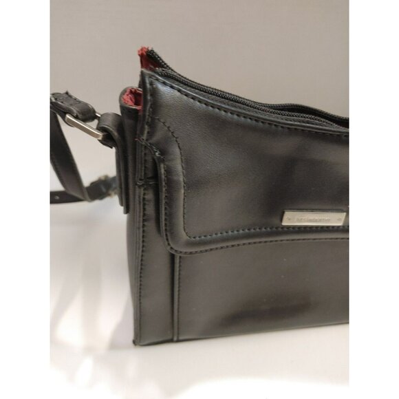 Liz Claiborne Black Shoulder Bag With Adjustable Strap p1 - Picture 2 of 16